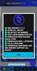 Features of NBS REBORN 2022 APK